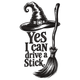 Yes I Can Drive a Stick Embroidery Design V2, Instant Download
